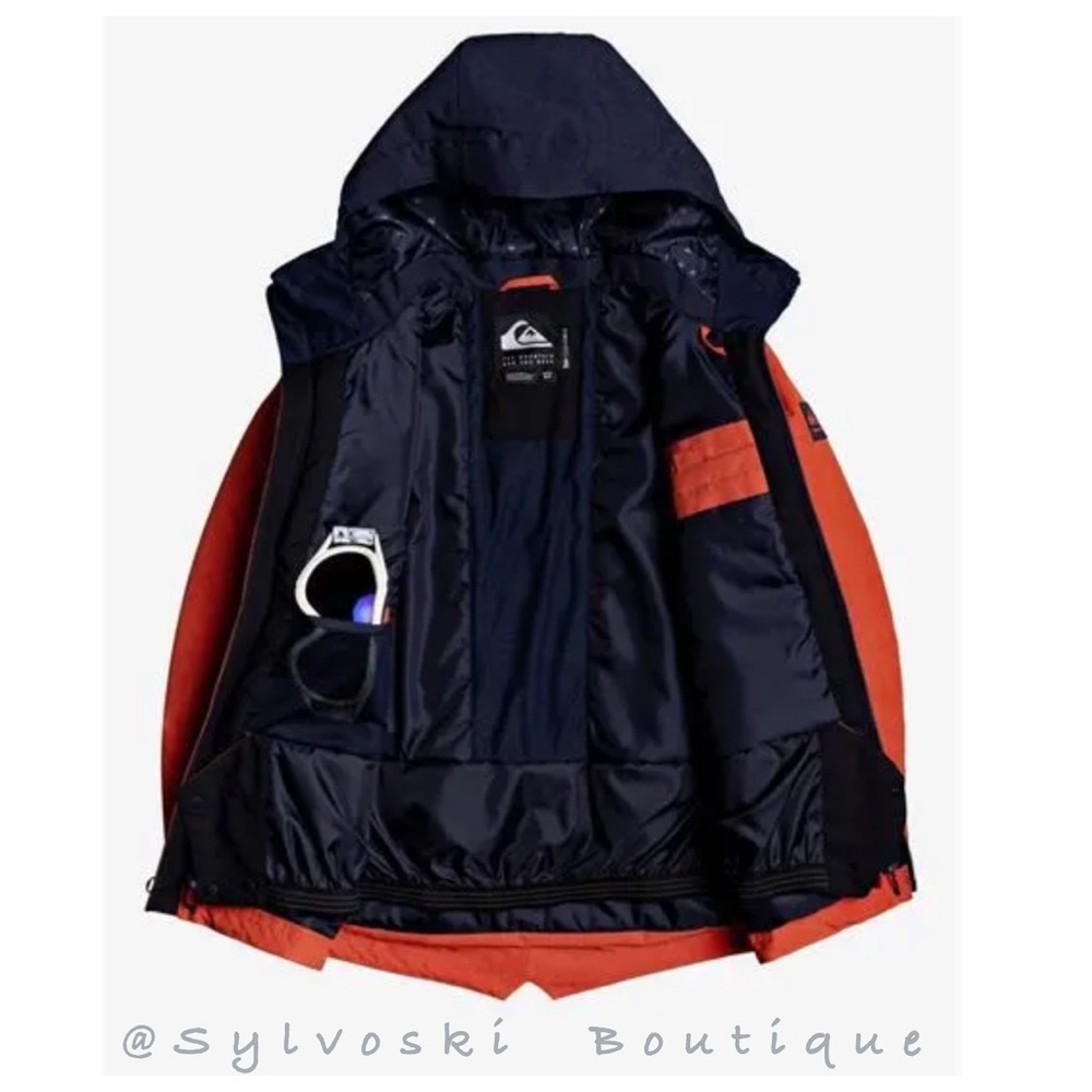 🔥 Quiksilver Fairbanks Snowboard Jacket - Kids NWT - Picture 4 of 5
